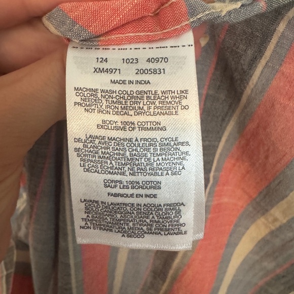 NWT Columbia Multicolor Striped Shirt. Classy summer colorblock preppy outdoors - Picture 3 of 7